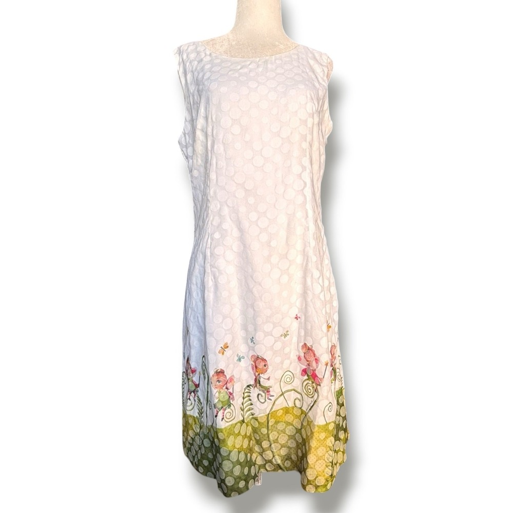 Anatopik Neverland Fairy Dress Polka Dot Artsy Whimsical Eclectic Retro Sheath